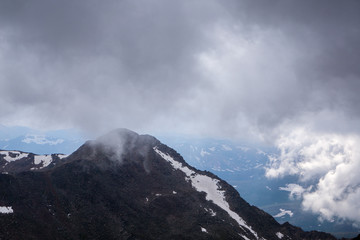 Mount Bierstadt in Clouds