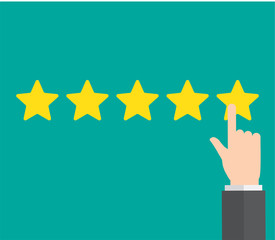 rate , rating star, feedback. vector illustration.