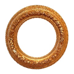 Gold oval frame for paintings, mirrors or photos