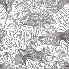 Fototapeta premium Circumference crumpled align seamless background.