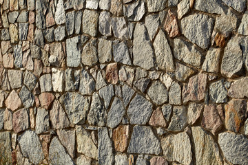 Wall made of stones