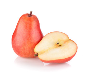 pear on white background