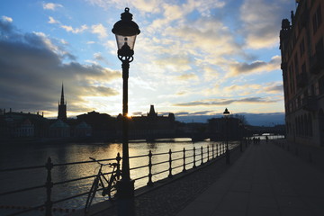Stockholm sunset