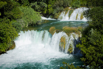 Fototapeta premium Wodospady Krka, Chorwacja Park Narodowy Krka