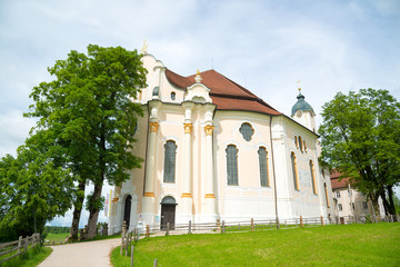 Pilgrimage Church of Wies, Bavaria, Germany.