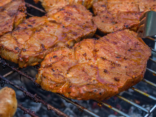 Steak auf dem Grill