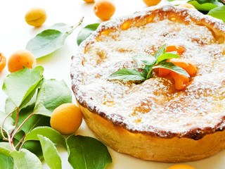 Sweet apricot pie