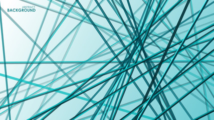 Obraz premium Vector abstract background of intersecting 3d lines in space for print, design and internet