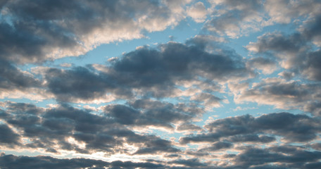 Fototapeta premium Beautiful evening sky