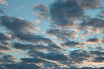 Fototapeta premium Beautiful evening sky