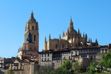Fototapeta na wymiar Catedral de Segovia, Spain 