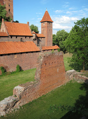 Castle Malbork, rampart, tower