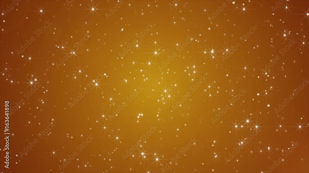 Poster golden abstract seamless loop particle blinking background