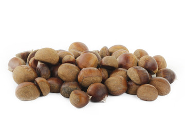 chestnuts isolated