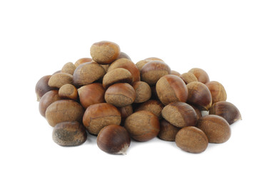 chestnuts isolated
