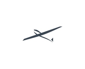 Fototapeta na wymiar Plane logo