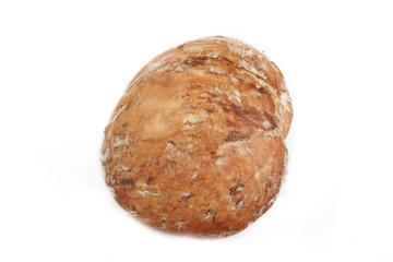 peeled chestnut isolated