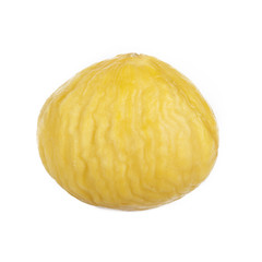 peeled chestnut isolated