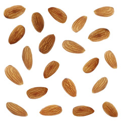 almonds background