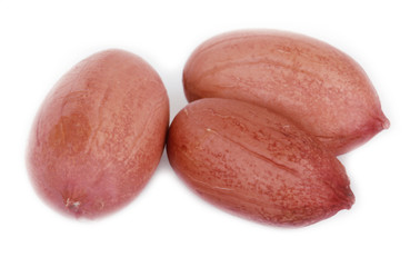 peeled groundnut (peanut) isolated