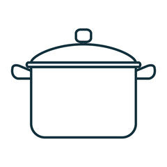kitchen pot isolated icon vector illustration design