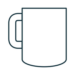 coffee mug isolated icon vector illustration design