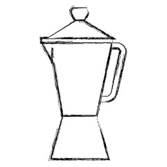 kitchen kettle isolated icon vector illustration design