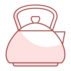 kitchen teapot isolated icon vector illustration design