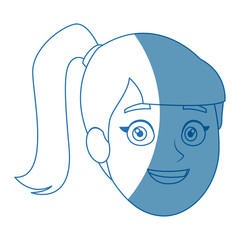 woman face smile worker people character