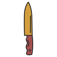 kitchen knife isolated icon vector illustration design