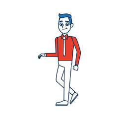 young man employee worker people staff