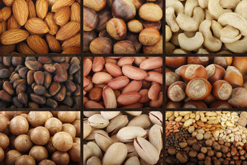 nuts background