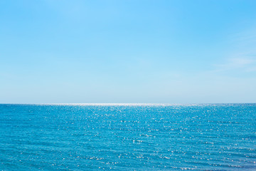 Panorama of sea waves