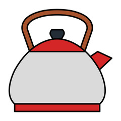 kitchen teapot isolated icon vector illustration design