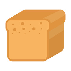 toast bread isolated icon vector illustration design