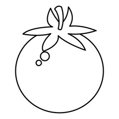 tomato fresh isolated icon vector illustration design