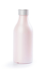 a tubes of cosmetics isolated on white background