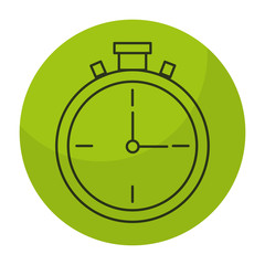 chronometer timer isolated icon vector illustration design