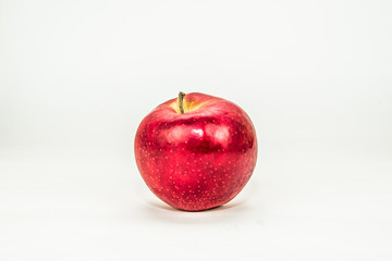 Red apple isolated on white background