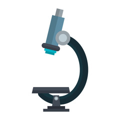 microscope laboratory isolated icon vector illustration design