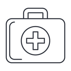 medical kit isolated icon vector illustration design