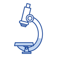 microscope laboratory isolated icon vector illustration design