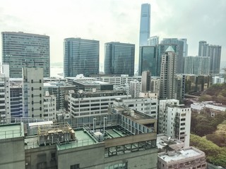 Skyscrapers in Kowloon Hong Kong China