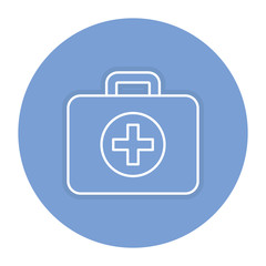 medical kit isolated icon vector illustration design