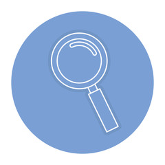 search magnifying glass icon vector illustration design