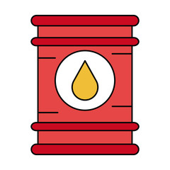 oil barrel isolated icon vector illustration design