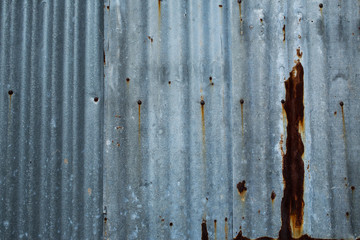 Rusty corrugated iron metal texture background