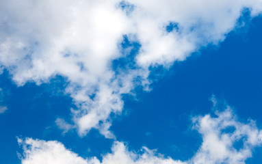 Blue cloudy sky background