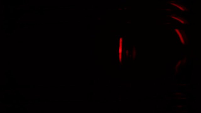 Red Alert Alarm Light Flashing Closeup