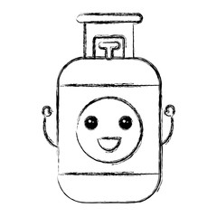 Propane gas tank icon vector illustration design